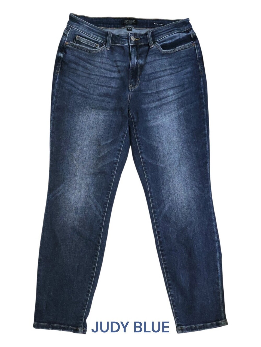 Judy Blue Boyfriend Fit Dark Wash Denim Jeans Size 11/30 JB82368DK